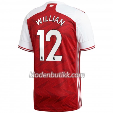 Arsenal Willian 12 Hjemme Fotballdrakt 2020-2021 Kortermet